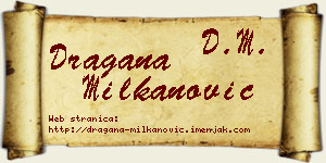 Dragana Milkanović vizit kartica